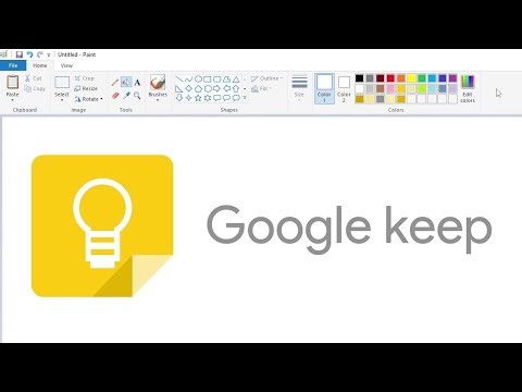How to draw the Google Keep logo using MS Paint | How to draw on your computer