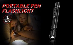 Watch rechargeable penlight flashlight on Amazon Live