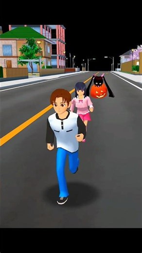 YUTA & MIO Chased by the Creepiest Pumpkin Anomaly! 😱 | Sakura School Simulator