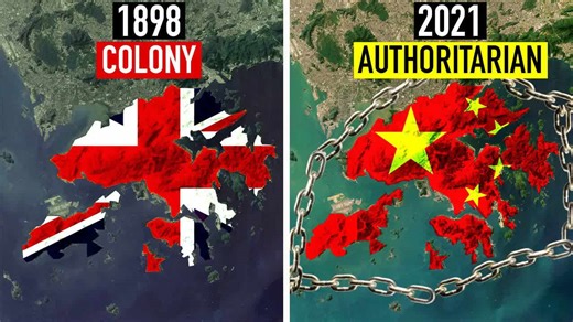 From British rule to Chinese control — Hong Kong