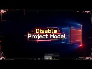 How to disable or disconnect Project mode in Windows 11