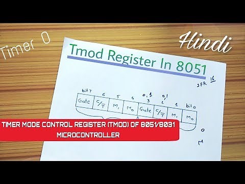 Tmod Register in 8051 || Microprocessor