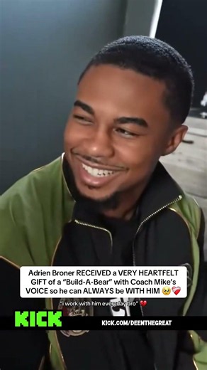 Adrien Broner's Emotional Coach Mike Build-A-Bear Gift