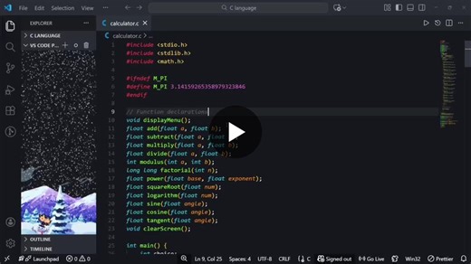 Advanced Scientific Calculator in C: Code Walkthrough and Demo | Abhay Bhai posted on the topic | LinkedIn