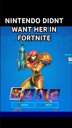 How Samus Aran almost made it to Fortnite #nintendo #metroid #fortnite #switch2 #metroidprime4