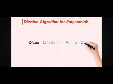 Division Algorithm Maths