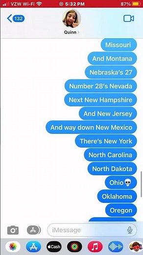 The 50 states that rhyme