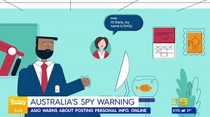 We're being warned to think twice about what we put online with fears foreign intelligence could be spying on us. #9News | Nightly at 6.00pm | 9 News