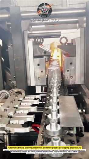 Automatic Bottle Blowing machines enhance plastic packaging productivity #machines