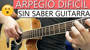 APRENDE UN ARPEGIO DIFICIL SIN SABER TOCAR GUITARRA | Luis Alonzo