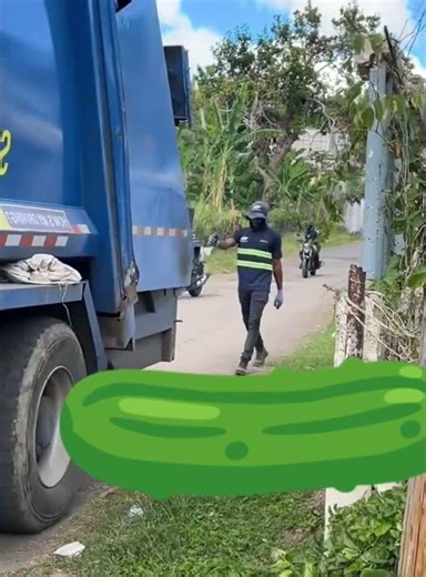 Police escorts the garbage collector part 2