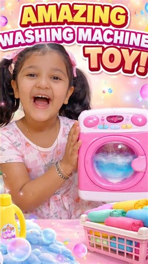 Wait… This Toy Washing Machine Actually WORKS?! 😱🫧