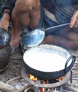 48K views · 501 reactions | Cooking and eating by using primitive technology - Rural life | Sweet Family | Facebook