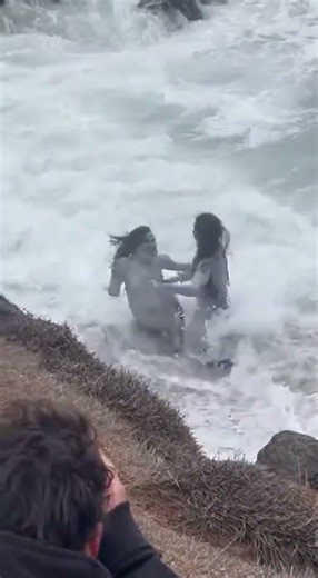 Mermaids Fighting Caught on Camera in Remote Sea 😱🧜‍♀️ ##shorts