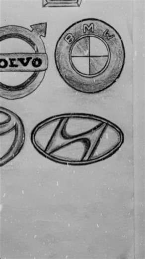 Drawing Hyundai logo #cars#shorts #art