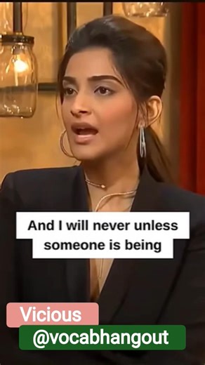 ✨ Today’s Word: “Vicious”Meaning: Extremely cruel, violent, harmful;showing a strong desire to hurt