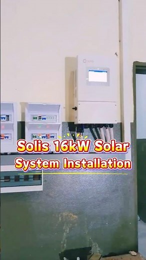 Solis 16kW Solar System Installation #solis
