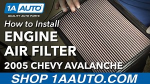 How to Replace Engine Air Filter 2001-05 Chevy Avalanche