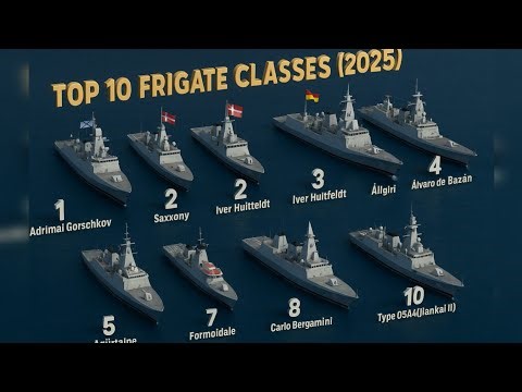 Top 10 Frigate Classes (2025)