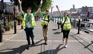 Volunteering at a Memory Walk