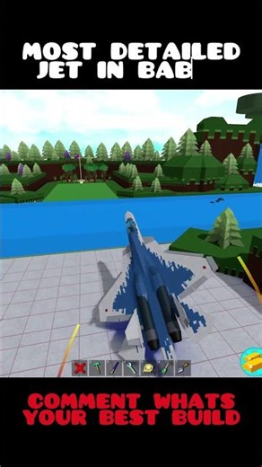 Is this the best jet in BABFT? 😱 #roblox #babft #jet #plane #mech