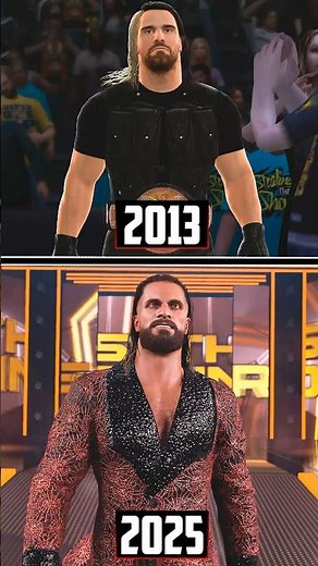 Seth Rollins Evolution in WWE Games! (WWE 2K14 - WWE 2K25)