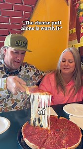 “yes, the cheese alone is worth it” love the fact that it was a “yes” before even biting into it based off cheesiness alone 😂 | Fuzzy's Pizza Katy