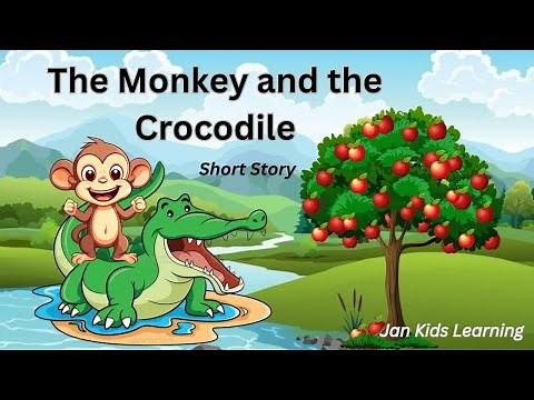 The Monkey and the Crocodile story in English | Aesop’s Fables Series |The Crocodile and the Monkey