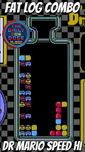 Dr Mario Combo Styles • Part 4: The Fat Log Combo 💊@DailyDoseDrMario #drmario #retrogaming