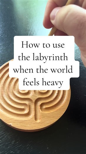 When everything feels like too much, the labyrinth is a regulation tool, not a spiritual test. Use it to: • slow your nervous system • get out of reaction mode • re-enter the world more grounded You don’t need insight. You need your body back online. 🌀 Save this for heavy news days. Follow for practical ways to use the labyrinth in real life. #mindfullness #meditationforbeginners #meditation #labyrinth #nervoussystem