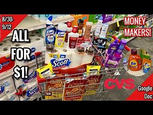 CVS Free & Cheap Coupon Deals & Haul | 8/30 - 9/12| MONEY MAKERS! STOCK UP! 🙌🏾 | Learn CVS Couponing