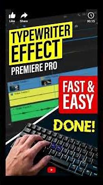 Title: Create a Typewriter Effect in Premiere Pro (Fast & Easy Tutorial)