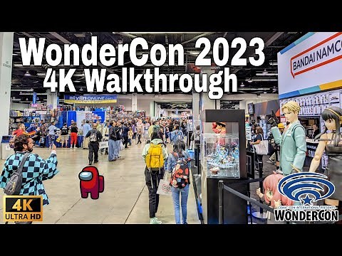 WonderCon 4K - Convention Hall Full Walkthrough -Anaheim Walking Tour