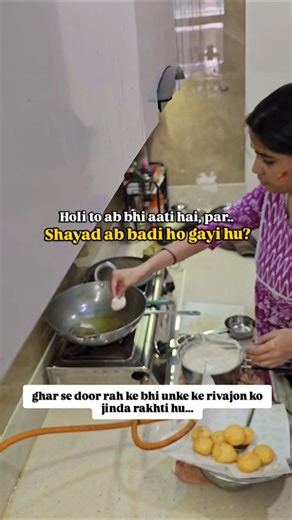 Holi घर से मीलों दूर | Away From Home | Keeping Traditions Alive & Making Dahi Bade | Emotional Vlog