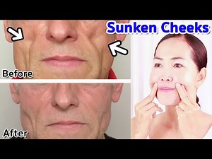 How to get fuller cheeks from sunken cheeks | NO TALKING | Antiaging