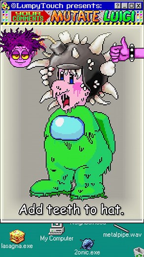 'Make Luigi SUS' Comments mutate Luigi! #fyp #fypシ #foryou #foryoupage #satisfying #pixelart #draw #drawing #challenge #artist #luigi #nintendo #art #artistsoftiktok #amongus