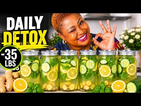 My Daily Detox Water Routine. Lose 35 lbs Fast. No Belly Fat...