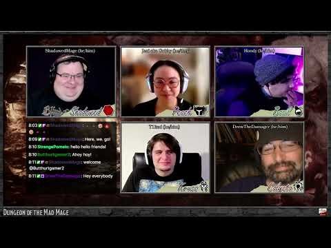 Arv streams Day 5 of Community D&D with the ShadowCrew--Dungeon of the Mad Mage!