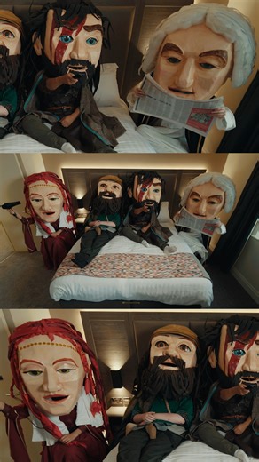 The Big Heads are on tour in Armagh, and legend has it, theyre in need of a well-earned rest! At Armagh City Hotel unwind in comfort and style, right in the heart of the city! Plan your trip ➡ visitarmagh.com Head to Armagh, and surprise yourself! #HeadToArmagh #VisitArmagh | Visit Armagh