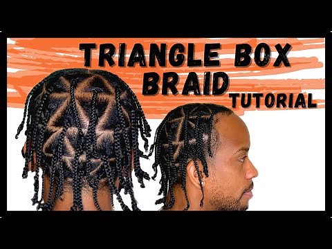 TRIANGLE PART BOX BRAID TUTORIAL: Travis Scott ASAP Rocky Box Braids | Kia Rene