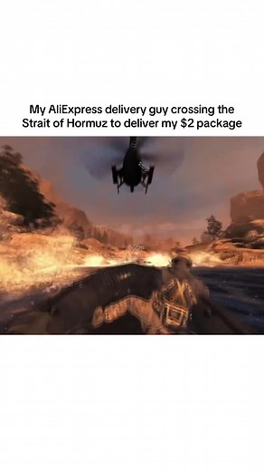AliExpress Delivery Guy Crosses Strait of Hormuz