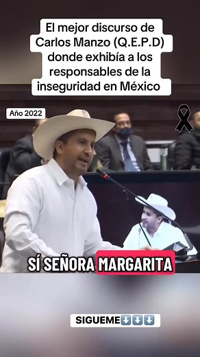 El mejor discurso de Carlos Manzo (Q.E.P.D) donde exhibía a los responsables de la inseguridad en México. #CarlosManzo #Manzo #ElDelSombrero | Líderes x la 4T Jalisco D18