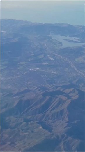 지구, 우주의 눈 #지구#비행기#travel#캘리포니아상공