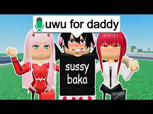 ANIME BOY Voice Trolling In Roblox VOICE CHAT 4!