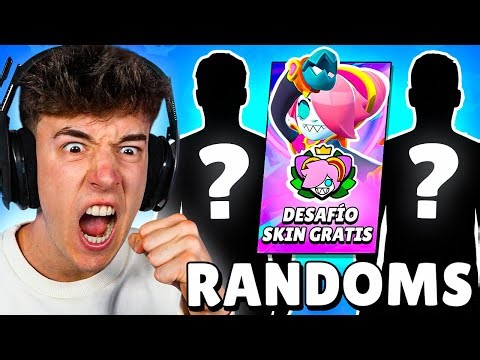 JUEGO EL DESAFIO de LA SKIN GRATIS de COLETTE *CON RANDOMS* en BRAWL STARS
