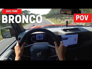 2021 Ford Bronco 7 Speed Manual ➜ First POV On-Road Test Drive