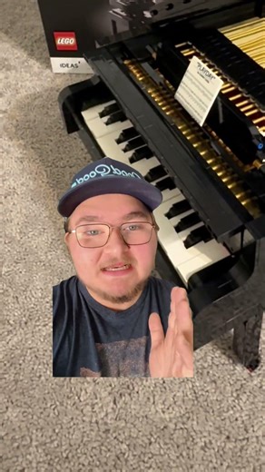 Working LEGO Piano Build?! Insane! #stem #lego #building #brickderby