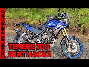 Two Yamaha Tenere 700 Seat Hacks: Cheap Extra Comfort and Remove Your Seat Without Tools