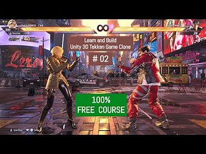 Unity Fight Game PC Free 3d Game Development Tutorial | Tekken 8 Fighting Game Clone