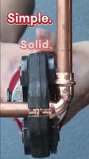 Simple & Secure: Press fittings make your plumber a master of any installation! 😎 #plumbing #icool